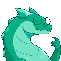 Dragon Ponder Sticker by Outland