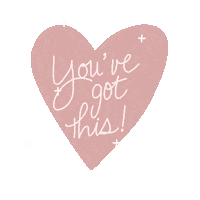 You Can Do It Hearts Sticker