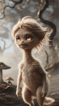 dalindasnyman happy animal forest watching GIF