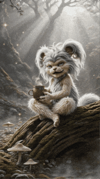 dalindasnyman coffee magic sitting dalinda GIF