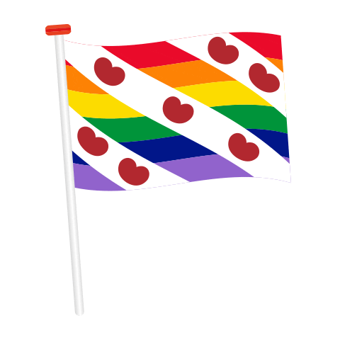 DokkumerVlaggenCentrale giphyupload rainbow gay pride Sticker