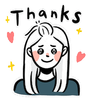 Thanks Thank You Sticker