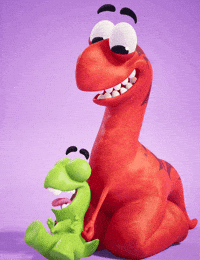 Dinosaur Laughing GIF by Claynosaurz