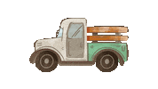 agricamper farm tractor stops agricamper Sticker