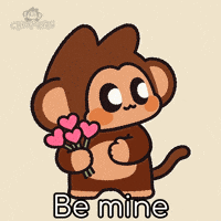 I Love You Flowers GIF by Chimpers