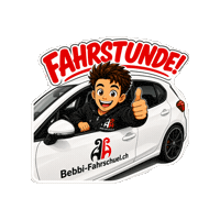 Basel Fahrschule Sticker by Bebbi-Fahrschuel.ch