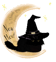 Halloween Moon Sticker