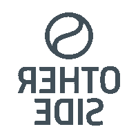 the-other-side logo blue club dark Sticker