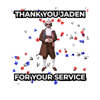 Thank You For Your Service Sticker