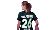 Girl Reaction Sticker by VfL Wolfsburg
