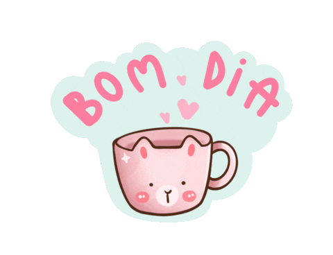Bom Dia Cafe Sticker