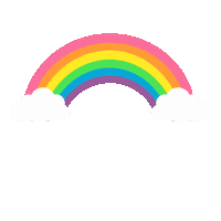 Prismaticpaperco kawaii rainbow aesthetic colorful Sticker