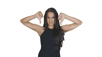 Indian Thumbs Down Sticker by Monica Vaswani