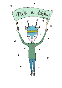 Peace Love Sticker by MMMoje