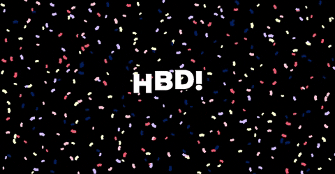 hbdcool giphygifmaker party birthday happy birthday GIF