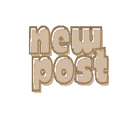 New Post Nieuw Sticker by Natasja | WATZIJZEGT