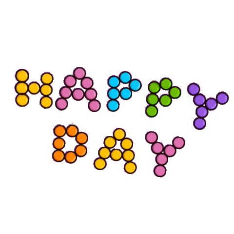Happy Day Sticker