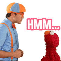 Sesame Street What Sticker by Moonbug