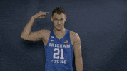 Byu Basketball Gocougs GIF by BYU Cougars