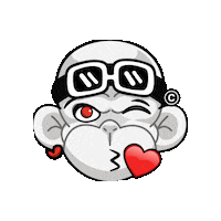 In Love Kiss Sticker by Zhot Shop
