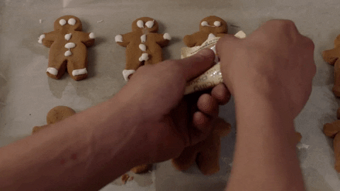 Baking Christmas Cookies GIF by Hallmark Channel