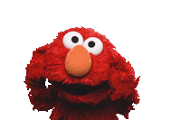 Elmo What Sticker by Sesame Street