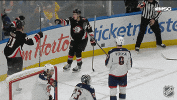 Happy Buffalo Sabres GIF by NHL