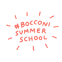Summer School Sticker by Bocconi University