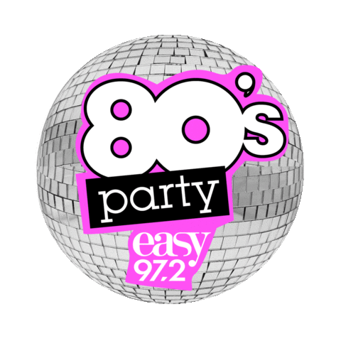 party 80s Sticker by EASY 972