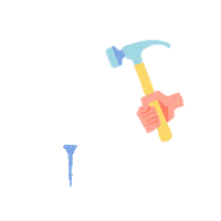 work construction Sticker by Real Simple