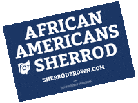 african american election Sticker by Sherrod Brown