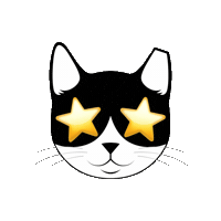 Tuxedo Cat Sticker by Smitten Kitten