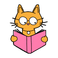 Cat Concentrating Sticker