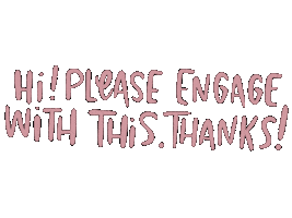 Engage Social Media Sticker