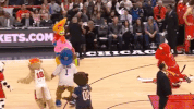 benny the bull nba GIF by Chicago Bulls