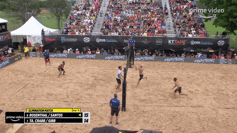 beast stare down GIF by AVP Pro Beach Volleyball Tour