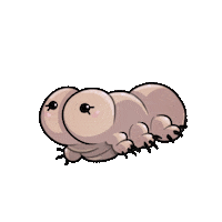 Oraouniverse waterbear orao oraouniverse tardigrado Sticker