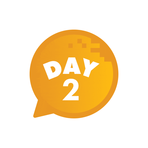 shayladesign giphyupload day yellow orange Sticker