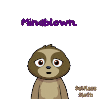 Sloth Mind Blown Sticker by VeeFriends