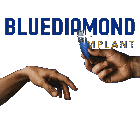 Dental Implant Bluediamond Sticker by MegaGen Implant