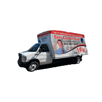 SamCooperHER moving truck her realtors sam cooper team free moving truck Sticker