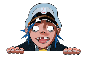 2D Sticker by Gorillaz