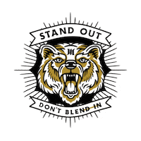 madebyjames bear noise roar unique Sticker