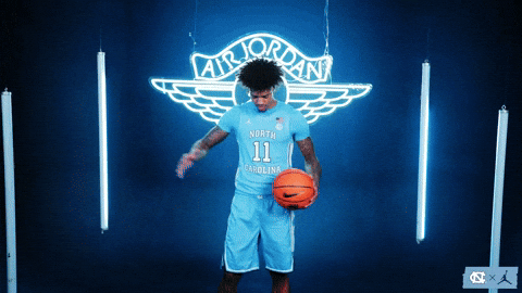 University Of North Carolina Basketball GIF by UNC Tar Heels