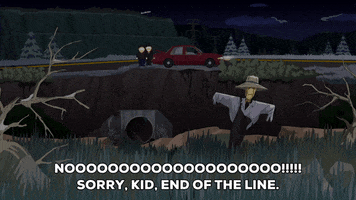 scarecrow throwing GIF by South Park 