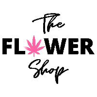 TheFlowerShopDisp pink flower smoke weed Sticker