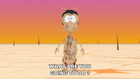lice talking GIF by South Park 