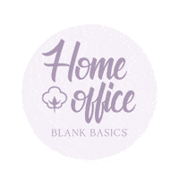Home Office Sticker by blank basics
