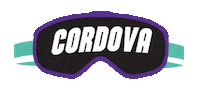 cordovaski sunglasses ski goggles cordova Sticker