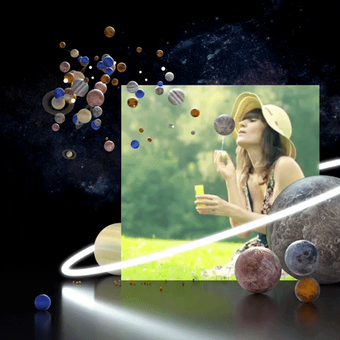 michaelmarczewski giphygifmaker space universe galaxy GIF